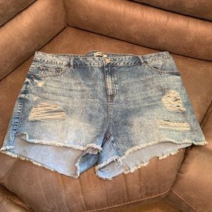 Charlotte Russe Distressed Shorts